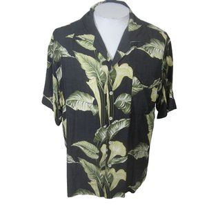 O' kief & Men Hawaiian camp shirt pit to pit 25.5 XL aloha luau tropical vintage